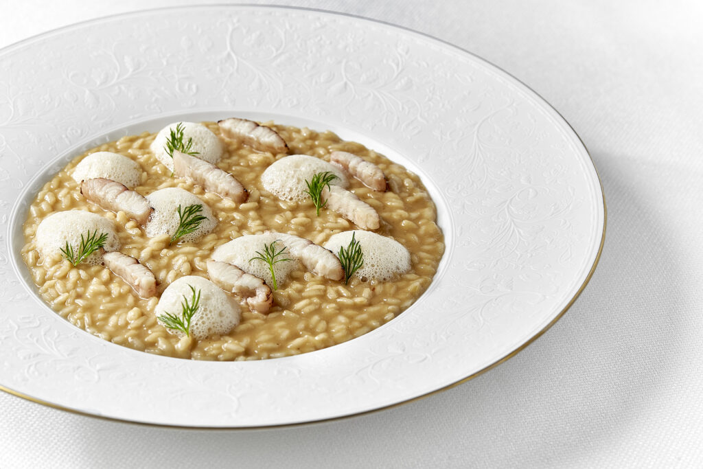 Risotto anguila Babette un paso por la escuela de Hostelería