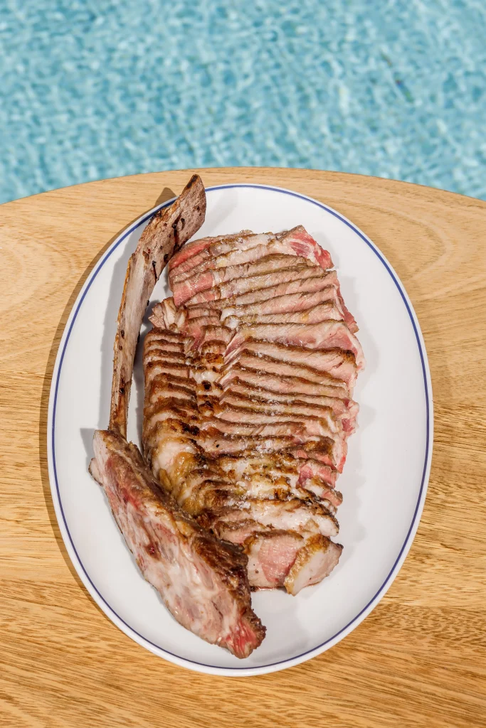 Tomahawk a la parrilla